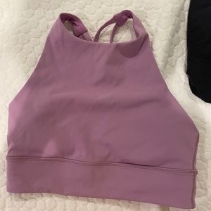 light purple lululemon energy bra